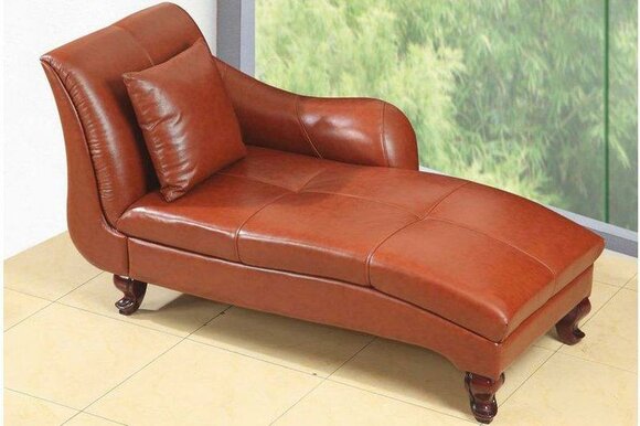 Lounge Couch Ottoman Upholstery Sofa Office Relax Leather Chaiselongues New 1667