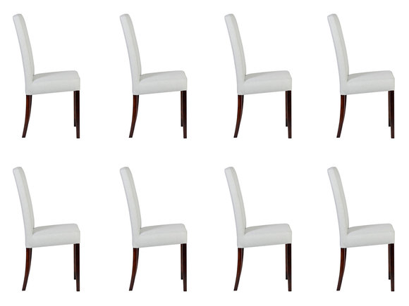 8x chairs chair upholstery design Lounge Club 8x seat Lehn set armchair new