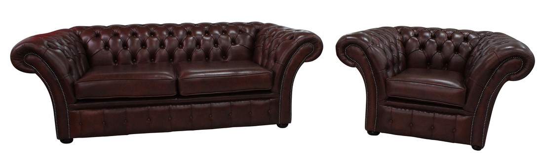 Chesterfield Premium Sofa Set 3+1 Seaters Dark Brown Faux Leather Comfortable Couches New