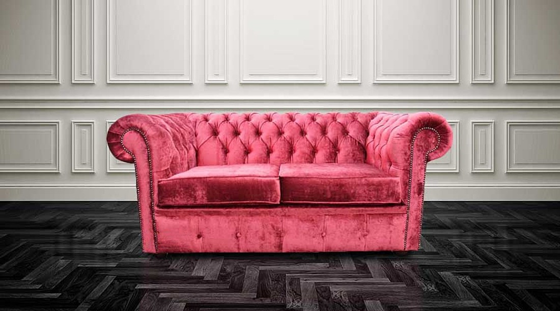 Chesterfield design luxury upholstery sofa couch seat set leather textile new 169