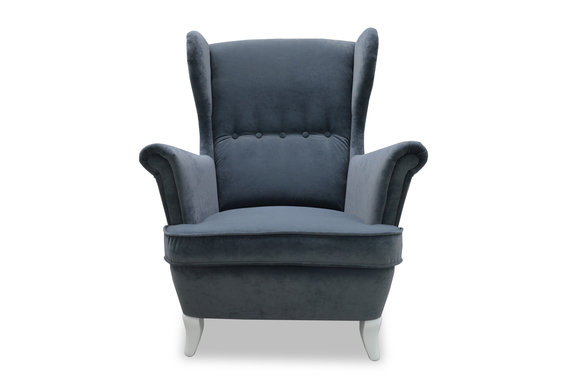 Design TV lounge club armchair wing chair recliner relax upholstered chair New