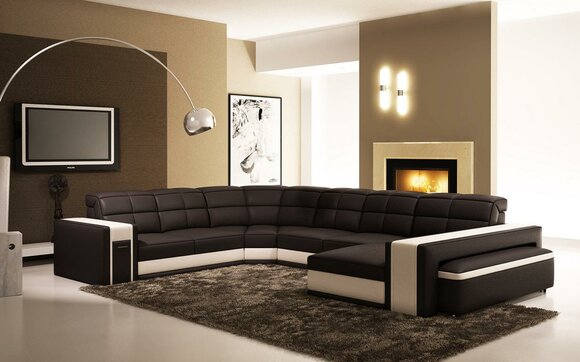 Design Corners Big Upholstery Corner Sofa Couch Leather Sofas Set XXL Living Area