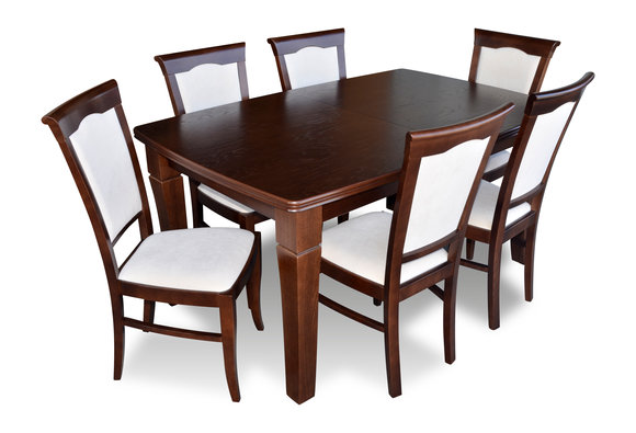 Designer Table + 6 Chair Set Sets Complete Living Room Dining Room Set 11a