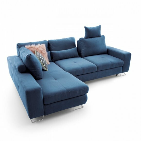 SOFA BED CORNER SOFA SOFA CUSHION LIVING ROOM TEXTILE SEAT SET FUNCTIONAL COUCH
