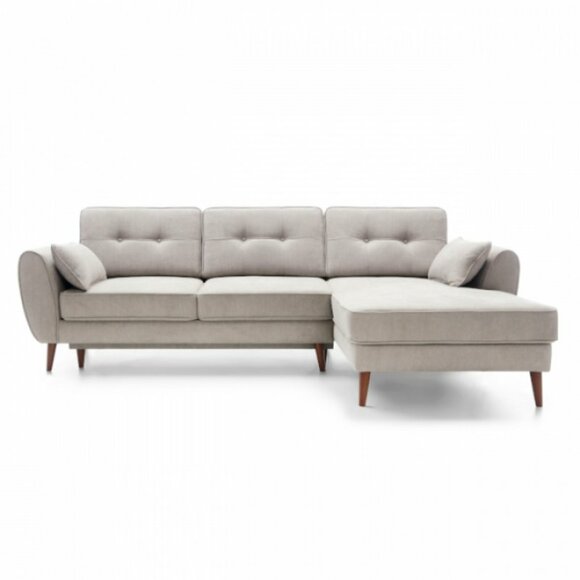 DESIGN SOFA BED SOFA CUSHION LIVING ROOM CORNER SOFA TEXTILE FABRIC SET NEW