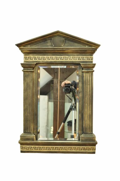 Wall Mirror Bathroom Hallway Design Salon Medusa Antique Style Glass Spigel Columns