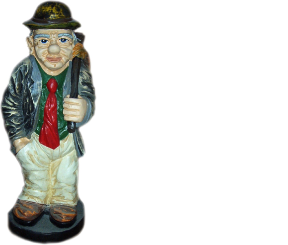 Design Grandfather Figure Statue Sculpture Figurines Decoration 5663