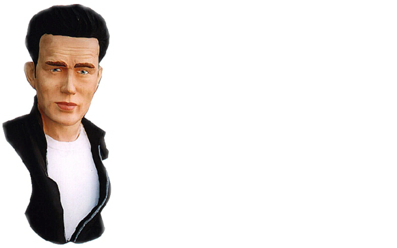 Design James Dean Bust Hollywood Statues America Icon Figure Statue Sculpture