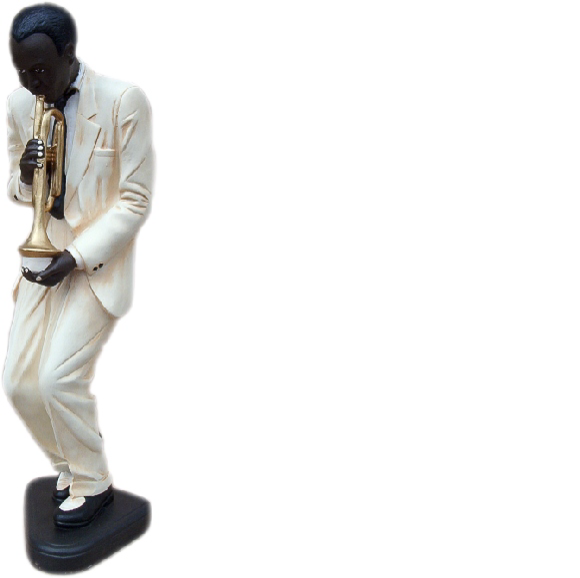 Design US Jazz Music Figure Statue Sculpture Figures Sculptures Decoration Deco