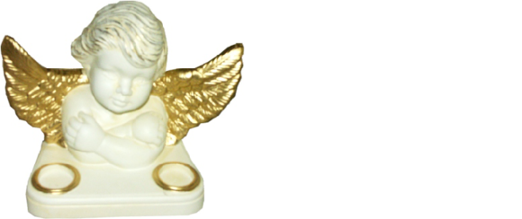 Design Cupid Bust Figure Statue Sculpture Candle Holder Candlestick