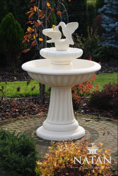 Ornamental fountain 136 cm sculpture fountain decoration garden Fontaine pond new