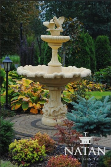 Ornamental Fountain Fountain Garden Decoration Fontaine Pond Pigeons Bird