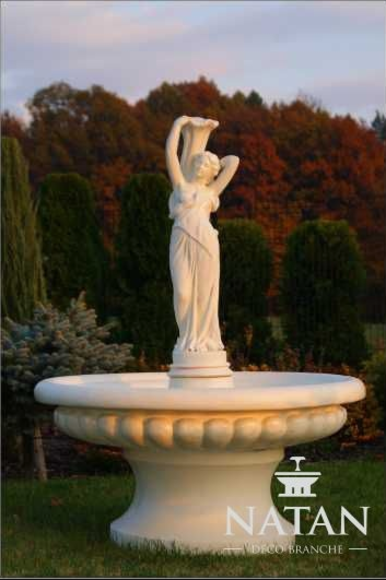 Ornamental Fountain Figure 164cm Fountain Decoration Garden Fontaine Pond