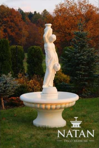 Ornamental Fountain Figure 206cm Fountain Decoration Garden Fontaine Pond