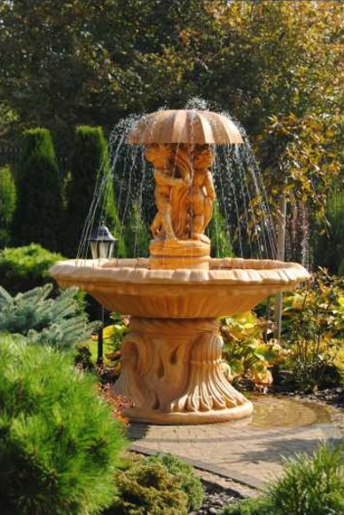 Fountain garden pond fountain 176cm stone fountain garden fountain Fontaine New