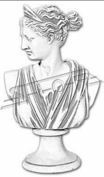 Roman bust figure figures statue statues sculpture sculptures woman 32cm 460