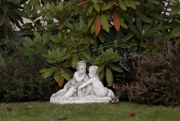 Child 24cm Sculpture Design Figure Statue Garden Figures Statues Sculptures S101043
