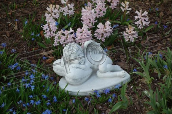 Grave Angel Guardian Angel Grave Stone Decoration Figure 101220 Sculptures