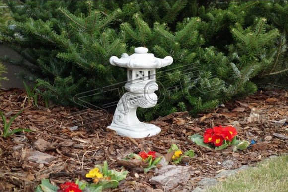 Japanese Garden Decoration Lamps Lighting Bird Drinks Figurine Sculpture New