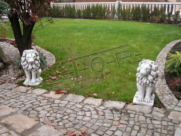 Garden decoration lion statue sculpture figures sculptures designer figure 252 New