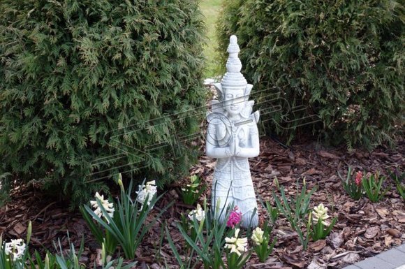 Buddha sculpture in stone look. Large sculpture for garden and living area 101155