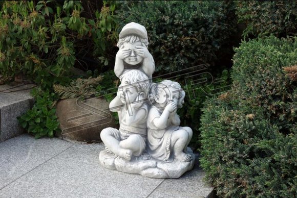 Figure Sculpture Children Playing Garden Sculptures Figures Statues Statue 101045