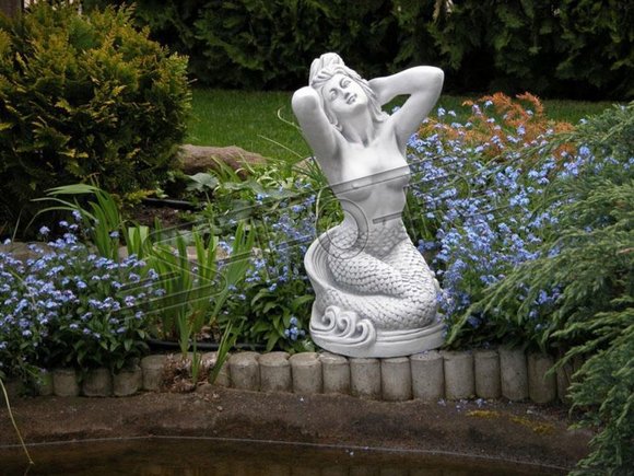 Mermaid Water Figure Statue Figures Sculpture Garden Decoration S101063