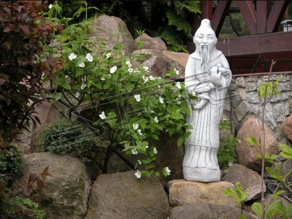 Chinese Confucius Figure Statue Figures Sculpture Garden Decoration S101061