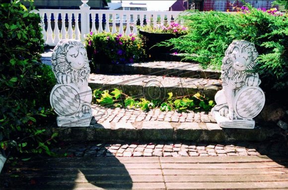 Garden decoration lion statue sculpture figures sculptures designer figure 310 New