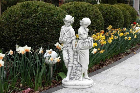 Pair 43cm Sculpture Design Figurine Statue Garden Figures Statues Sculptures 87cm