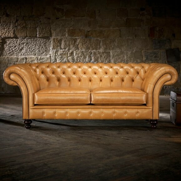 Chesterfield Winchester (CH) Sofa Couch Upholstery Textile Fabric Leather Couches Sofas