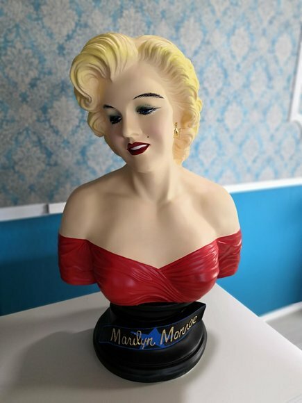 Design Bust Marilyn Monroe Figure Statue Sculpture USA Decoration Sculptures XXL