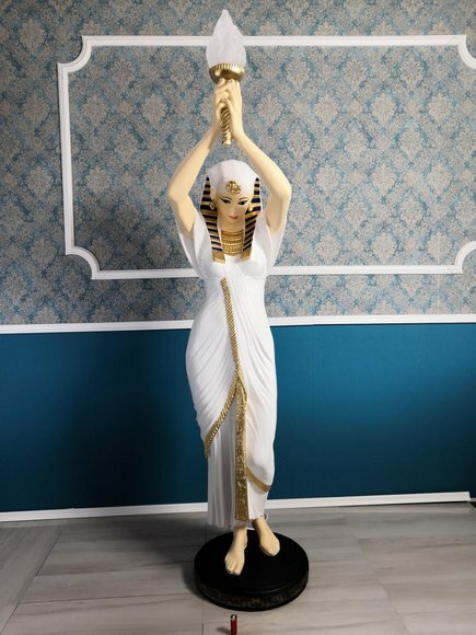 Design Floor Lamp Egyptian Woman Figure Floor Lamp Luminaires Floor Lamps Figure