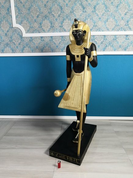 Floor Lamp Sculpture Figure Lamps Light Fixture Egypt Statue Figures Sculptures New