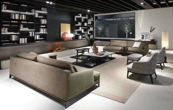 Italy Design Furniture Sofa Couch Upholstery Set Set 3+3 Couches Nubuck Leather New