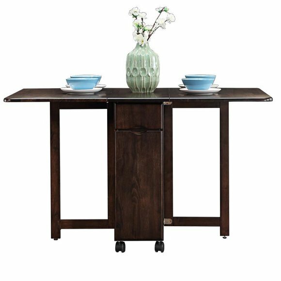Space Saving Dining Table + 4 Chairs Travel Set Caravan Terrace Set