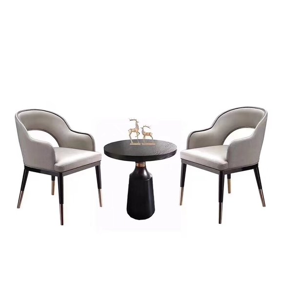 Armchair Metal Design Upholstery Lounge Chair Seat Relax Luxury Room Wait New Club