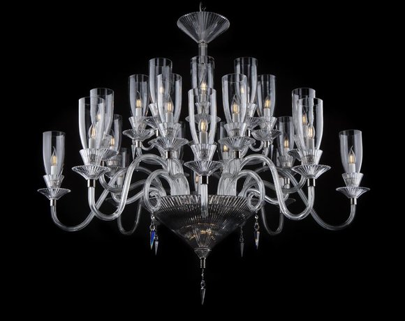 XXL Light 26x Lamps Chandelier Palace Villa Lights Lamp Crystal Chandelier