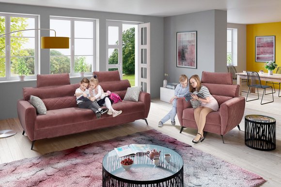 Leather Design Couch Upholstery Seat Set 3+2+2 Leather Sofas New Sofa