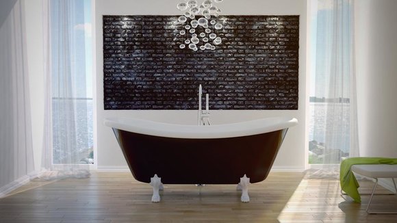 Exclusive freestanding bathtub acrylic tub bath 190x77 high quality design