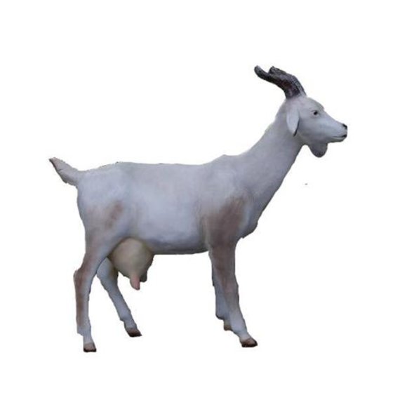 Goat Decorative Statue Garden Figures Statues 120 cm Life Size Figure Plastic