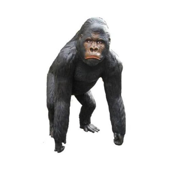 Gorilla Decorative Statue Garden Statues 130cm Life Size Figure Plastic Figurines