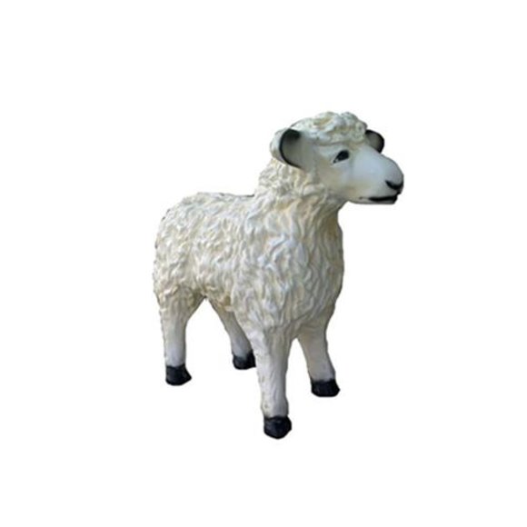 Decorative Statue Garden Figures Statues 50cm Sheep Figurine Plastic New Animal