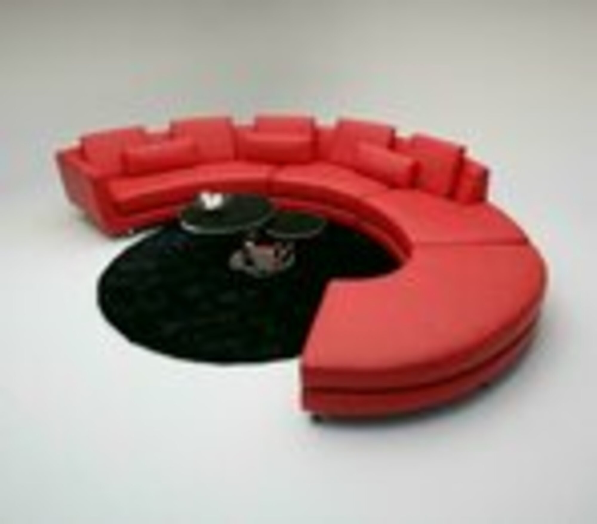 Red Round Couch Corner Sofa Living Area Round Sofa Upholstery Set Sofas Couches