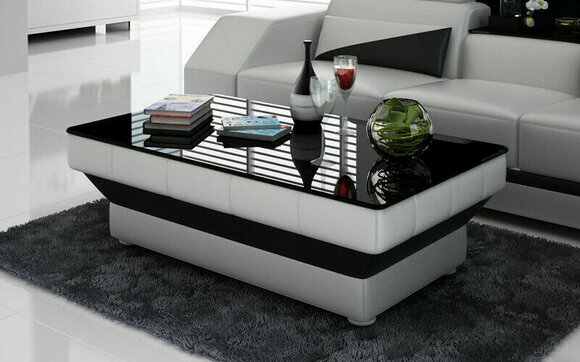 Design Glass Table Leather Couch Table Tables Glass Sofa Living Room Table NEW
