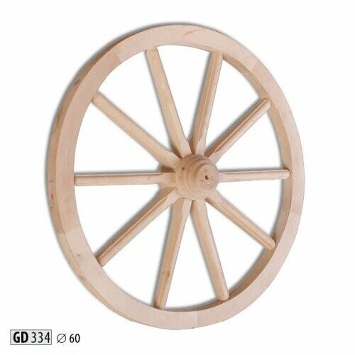 Decor wheel wooden wheel Ø 60 cm spoked wheel wagon wheel garden decoration shop decoration new