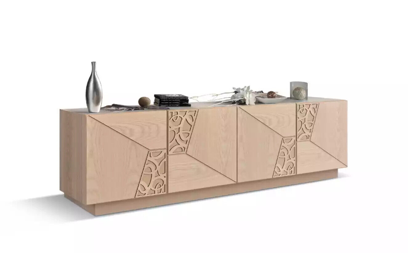 Sideboard style modern beige luxury highboard design living room new