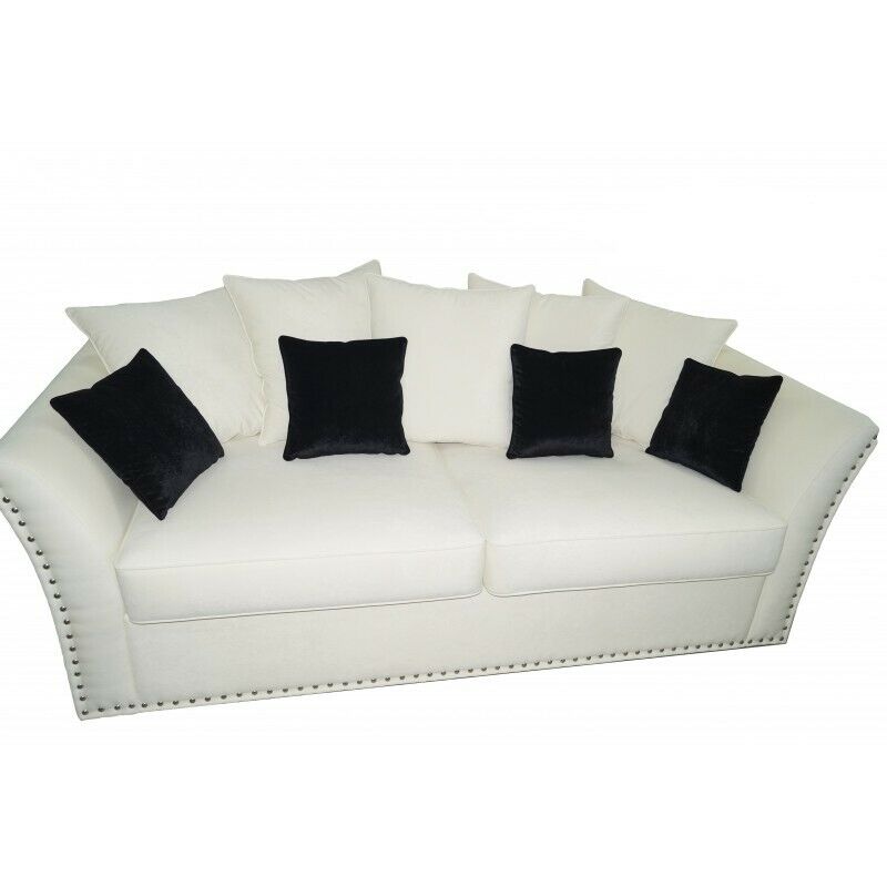 Classic Design Couch Upholstery Sofa Three Seater Fabric Couches Sofas 3 Seater