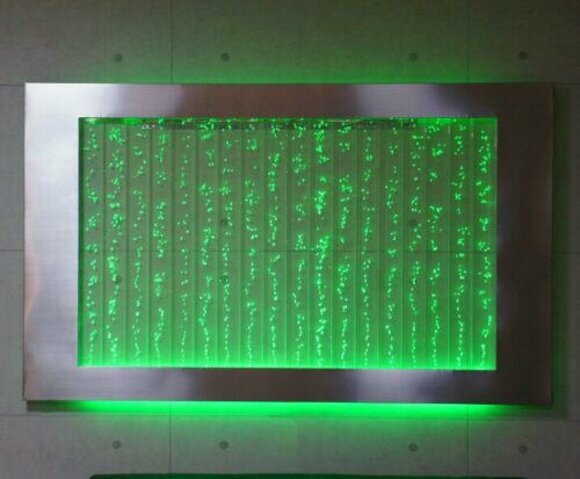 Wall panel with water bubbles LED water wall designer water picture aquarium new