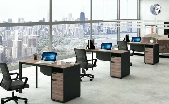 Desk luxury boss table wood tables computer table furniture wood office furniture